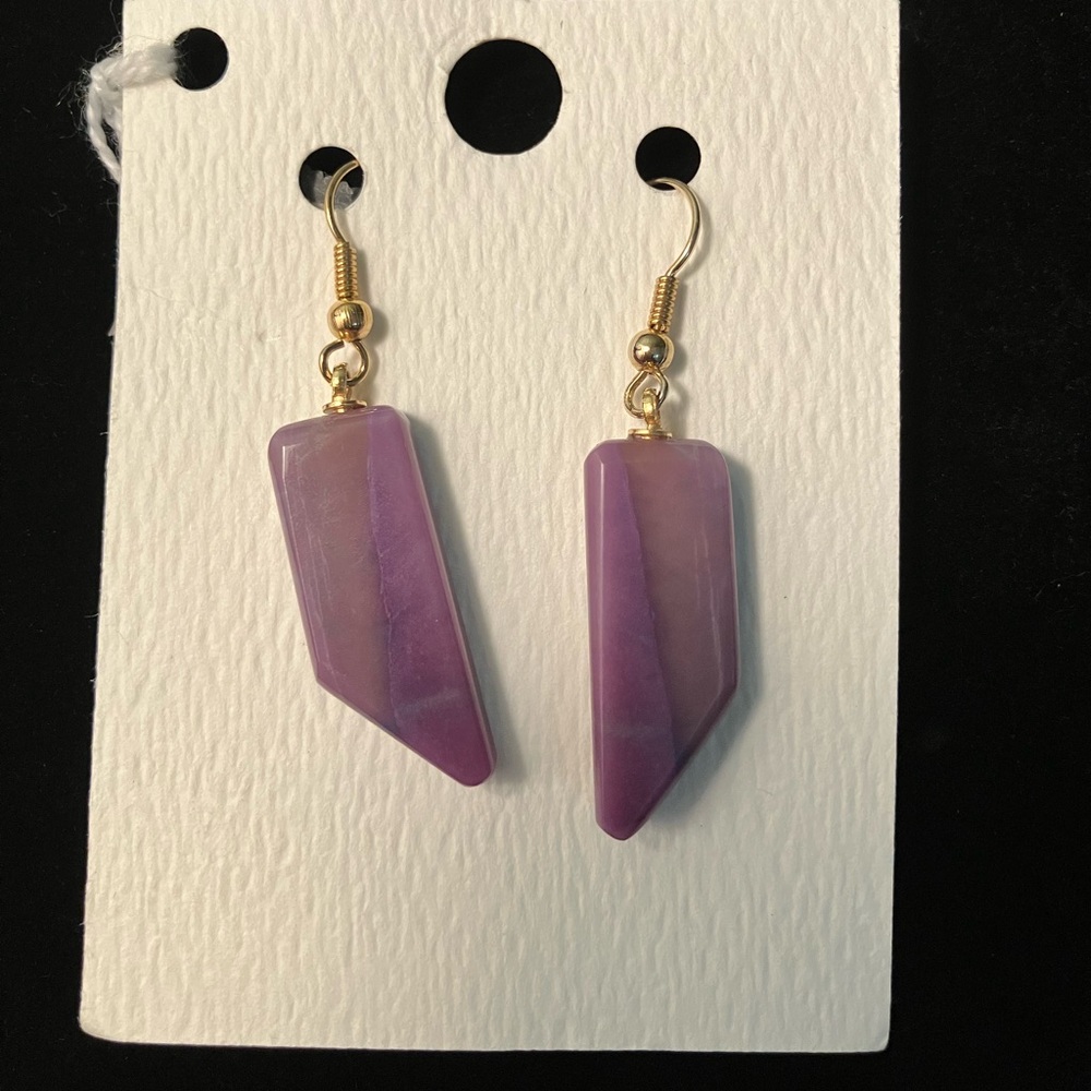Sugilite Drop Earrings